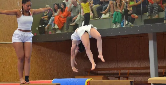 photo  l’étoile alençonnaise a vu le jour en 1875. les dirigeants ont reçu un prix à paris, à l’occasion des 150 ans de la fédération. ici de jeunes gymnastes en juillet 2023.  &copy;  étoile alençonnaise gymnastique 