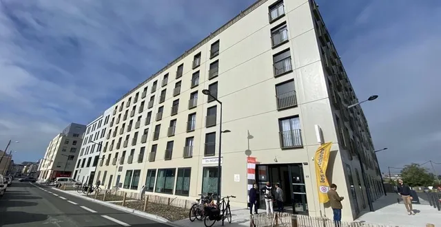 photo  jeudi 28 septembre, la résidence étudiante les estudines a été inaugurée quartier saint-serge, à angers.  &copy;  ouest-france 