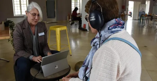 photo  des tests audio avaient été proposés lors de la première journée des aidants, en mai dernier à sablé.  &copy;  archives 