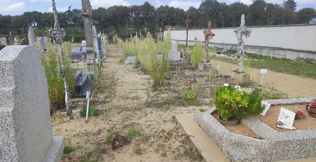 photo  le cimetière communal fait partie des lieux difficiles à entretenir.  &copy;  ouest-france 