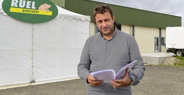 photo  bruno ruel se réjouit d’avoir réussi à relancer son entreprise six mois après l’incendie, en s’installant sur le site voisin racheté à la société boulvert en 2005.  &copy;  photo le maine libre – yvon loué 