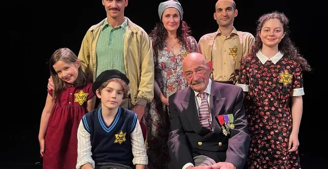 photo  à paris, joseph weismann a rencontré les acteurs qui campent les personnages du film. un moment chargé d’émotion.  &copy;  photo aude rouaux 