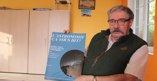 photo  didier sockeel, adjoint au maire, propose de lancer un club d’astronomie au tiers lieu.  &copy;  ouest-france 
