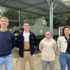 photo les quatre nouvelles recrues de l’armée de terre : tom, alexandre, djennifer et anaïs.