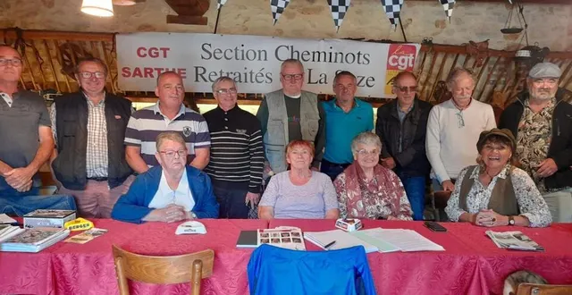 photo  les cheminots retraités ont tenu leur assemblée générale.  &copy;  le maine libre 