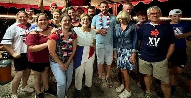 photo  les bénévoles du comité lors de la première retransmission.  &copy;  comité 