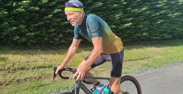 photo  opéré du genou, laurent brochard avait repris le vélo par le gravel depuis quelques années.  &copy;  archives le maine libre 