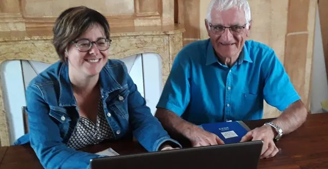 photo  aurore gasnier, troisième adjointe, et michel briffault, maire de coulans-sur-gée.   &copy;  le maine libre 