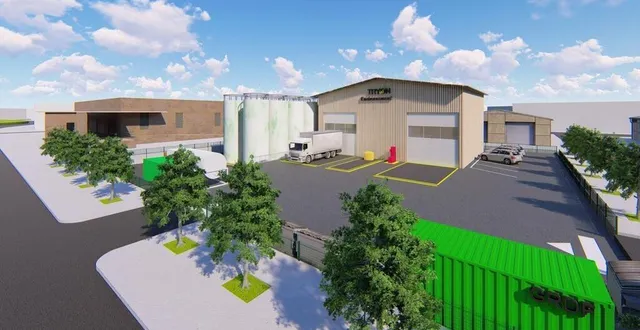 photo  modul’o, la future unité de méthanisation et de traitement des biodéchets devrait entrer en fonctionnement autour du mois de juin 2025.  &copy;  tryon environnement 