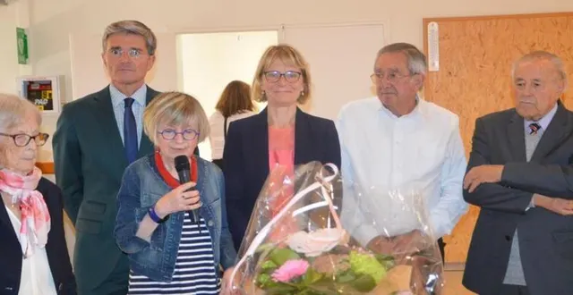 photo  les doyens, jacqueline grimaud et pierre lambla, ont été mis à l’honneur.  &copy;  ouest-france 