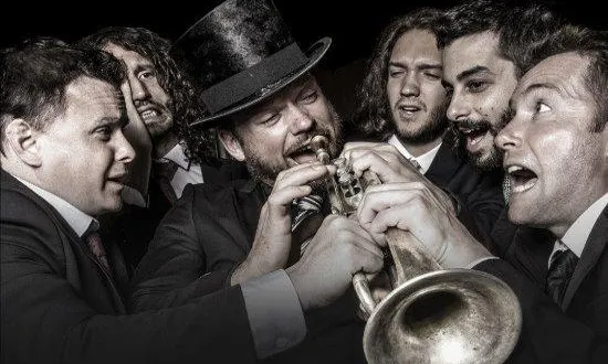 photo  le hot swing sextet.  &copy;  fred encuentra 