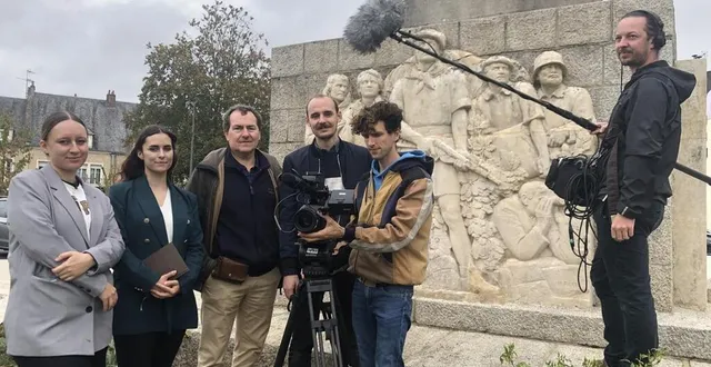 photo  thomas lajon, petit fils de la résistante ornaise annette lajon réalise avec christophe ramage un documentaire sur la résistance dans l’orne.  &copy;  ouest-france 