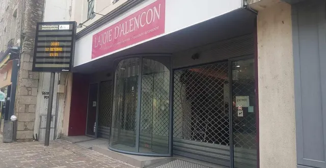 photo  fermeture du commerce lajoie d’alençon, dans l’orne.  &copy;  ouest-france 