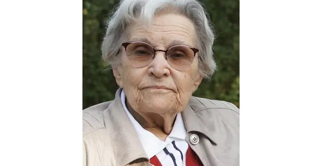 photo  micheline pelleray a été secrétaire de mairie trente-cinq ans.  &copy;  famille pelleray 