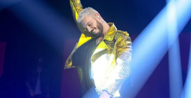 photo  avant son concert à antarès au mans, m. pokora a participé à l’entraînement des joueurs du msb.  &copy;  archives le maine libre – yvon loue 