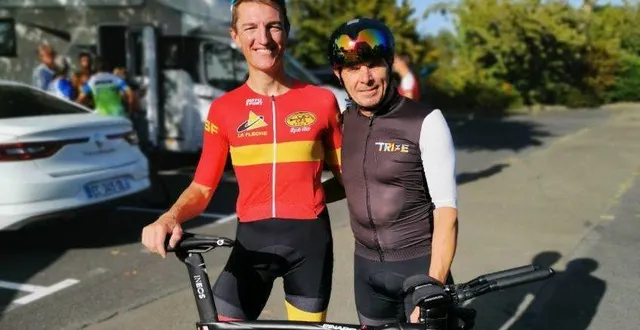 photo mareil-sur-loir. julian gaugain victorieux à neuillé-pont-pierre  &copy;  team gaugain 