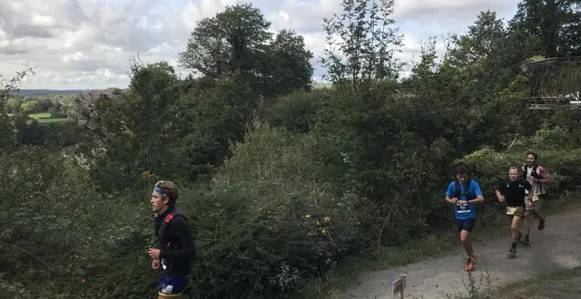photo  ils étaient 306 au départ du 39 km du trail de la roche d’oëtre, dimanche 15 octobre 2023.  &copy;  ouest-france 