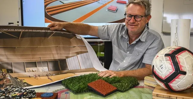 photo  arnaud louveau est le président fondateur de sport initiatives qui conçoit et organise la réalisation d’équipements sportifs en tout genre.  &copy;  photo le maine libre – denis lambert 