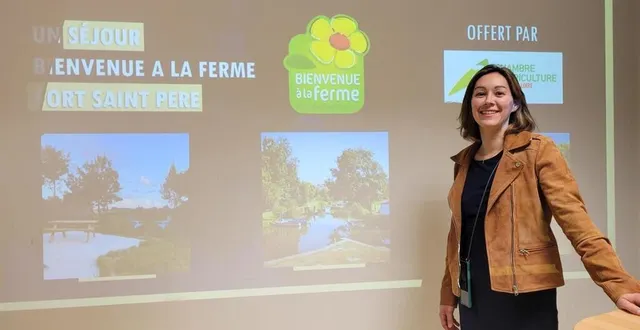 photo  marlène thibault, lauréate du prix de l’installation des jeunes agriculteurs.  &copy;  ja 
