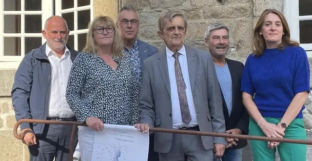 photo  mireille malot, présidente du festival ; gilles lurton, maire ; patrice drevet, vice-président, sophie leprizé, adjointe déléguée à la cohésion sociale. à l’arrière-plan, deux représentants du lions club, partenaire du festival, olivier levillain et jean-pierre guillaume.  &copy;  ouest-france 