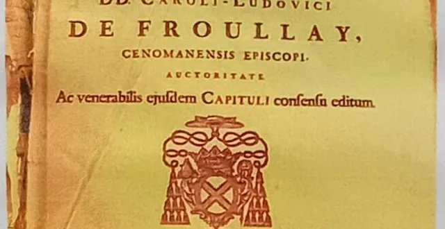 photo  antiphonaire de 1750 qui sert de base à ce concert.  &copy;  le maine libre 
