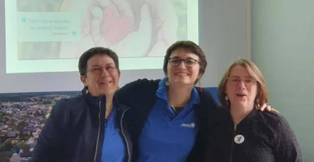 photo  fabienne levecque, estelle mille et patricia heinze.  &copy;  personnelle 