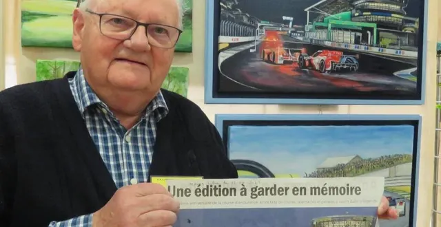 photo  françois redureau exposait des œuvres réalisées à partir de photographies extraites du maine libre.  &copy;  le maine libre 