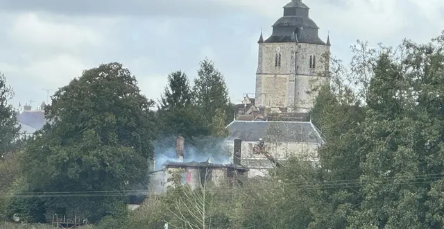 photo  quatre corps ont été retrouvés sans vie dans une maison à bretoncelles (orne), après un incendie.  &copy;  ouest-france 