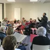 photo  la chorale la lyre répète toutes les semaines à la maison d’activités émile-halbout, à flers, dans l’orne. cette année, elle organise un concert à athis-val-de-rouvre pour fêter ses 45 ans. 
