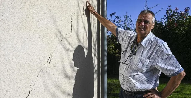 photo  pour xavier jamois, président de l’association des communes de la sarthe pour les victimes du retrait-gonflement des argiles : « ça suffit l’indifférence ! »  &copy;  photo le maine libre – denis lambert 