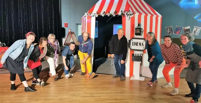 photo  entre l’association carrémans swing et le centre val’rhonne, le partenariat existe et perdure depuis 2017.  &copy;  le maine libre 