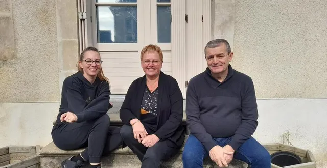 photo  betty, nadine et dominique deslandes sont dévoués à l’union sportive vallonnaise.  &copy;  le maine libre 