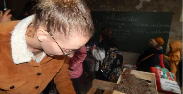 photo  le marché d’automne se tenait dans les locaux de l’école.  &copy;  le maine libre 