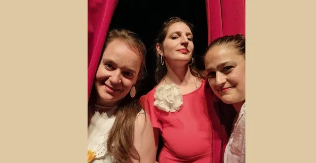 photo  pop corn, nouveau trio vocal de trois jeunes femmes a fait son apparition dans le bocage.  &copy;  pop corn 