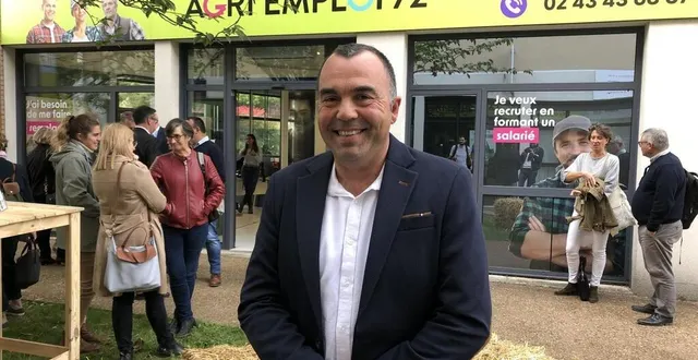 photo  pascal jousse est président d’agri emploi 72.  &copy;  ouest-france 