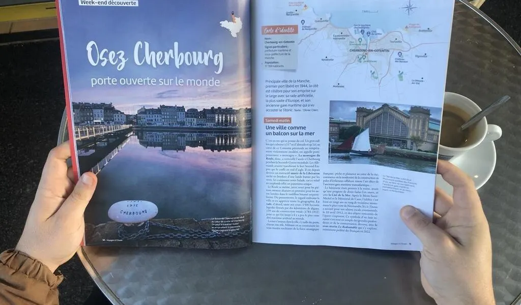 Le magazine Voyages à l’Ouest pousse la porte de CherbourgenCotentin