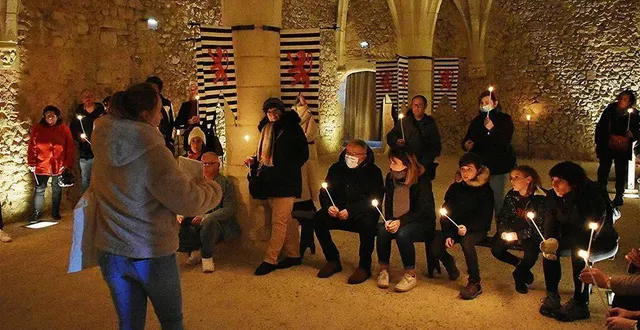 photo  la découverte du château de montmirail à la bougie est une expérience qui reste dans les mémoires.  &copy;  le maine libre 