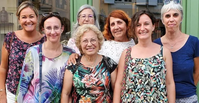 photo  lors de l’accueil des quatre enseignantes portugaises au collège en collaboration avec les écoles publiques de noyen et malicorne.  &copy;  le maine libre 
