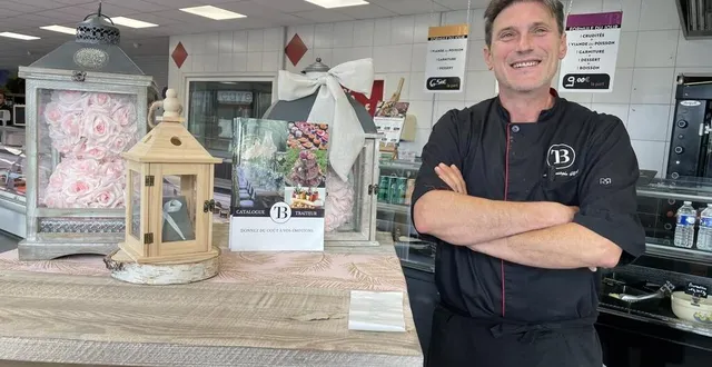 photo  jean-christophe houet s’apprête à fermer les portes de son magasin dans la zone commerciale de la martinière à sablé-sur-sarthe pour transférer son activité de traiteur à parcé-sur-sarthe.  &copy;  ouest-france 