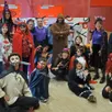 photo  une vingtaine de zombis et de sorcières ont animé halloween. 