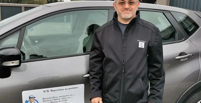 photo  son camion n’est pas encore arrivé, rémy heulin a démarré son activité avec son véhicule personnel  &copy;  le maine libre 