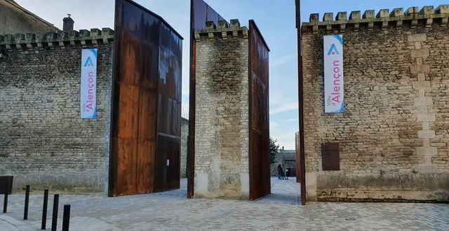 photo  par mesure de précaution à l’approche de la tempête « ciaran », la ville d’alençon (orne) ferme jusqu’à nouvel ordre les parcs et les jardins publics (ici le parc simone-veil).  &copy;  archives ouest-france 