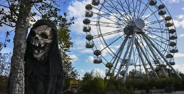 photo  papéa parc, qui célèbre halloween jusqu’au 5 novembre, sera fermé le 2 novembre en raison du passage de la tempête ciaran.  &copy;  photo d’illustration le maine libre – denis lambert 