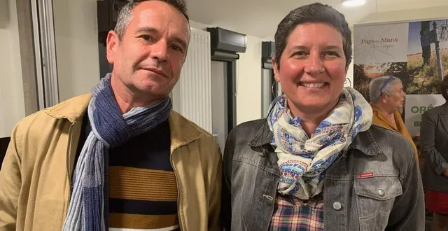 photo  frédéric plard et marie-pierre thourault, chargés de coopération.  &copy;  le maine libre 