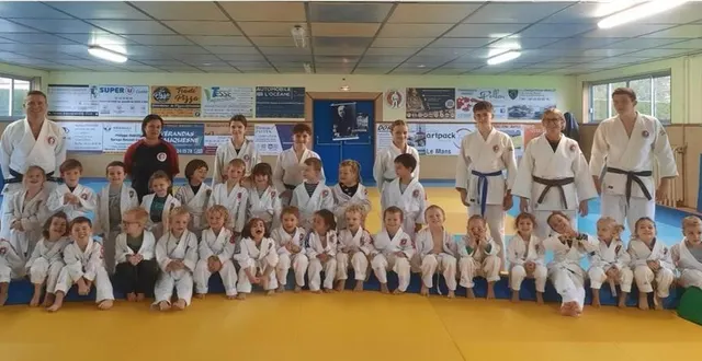 photo  le cours d’éveil au judo fait beaucoup d’adeptes.  &copy;  judo-club conlie 