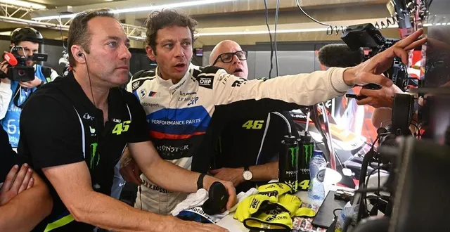 photo  valentino rossi pourrait être du programme bmw en wec, l’an prochain. très probablement en gt3.  &copy;  franck dubray / ouest france 