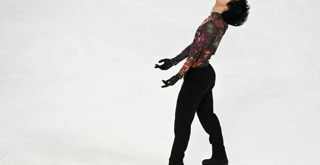 photo  le français adam siao him fa lors du programme libre du grand prix de france à angers, le 4 novembre 2023.  &copy;  photo : sebastien salom-gomis / afp 