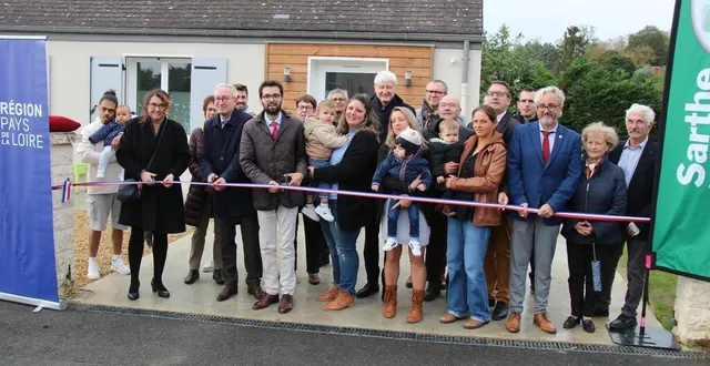 photo  « enjeu d’avenir pour la commune », les nouveaux locaux de la maison d’assistantes maternelles de mareil-sur-loir (sarthe) ont été inaugurés en grande pompe, ce samedi 4 novembre 2023.  &copy;  ouest-france 