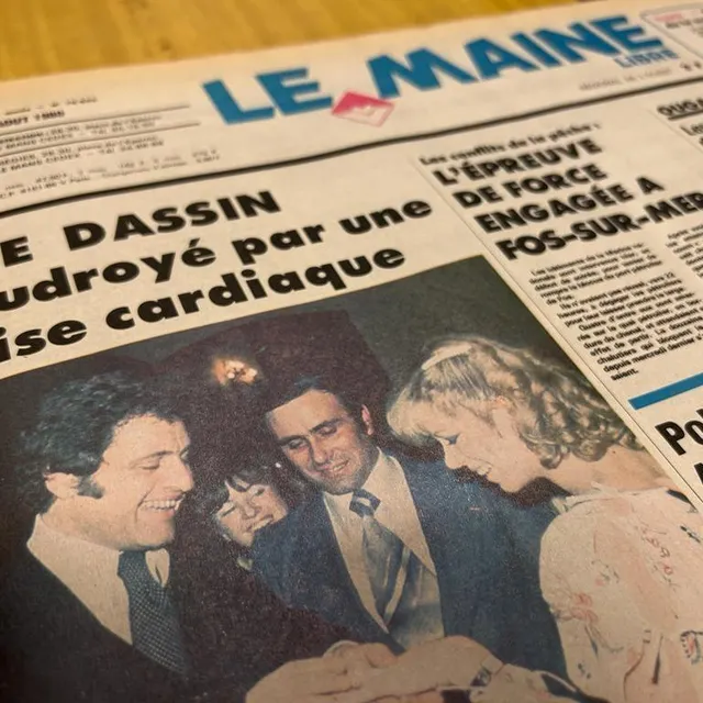 photo joe dassin est décédé à l’âge de 42 ans, le 20 août 1980.  ©  photo le maine libre