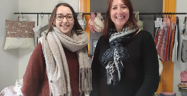 photo  julie ras et philippine carcenat ont créé une association, l’escale artisanale, et proposent une nouvelle boutique éphémère du 12 au 19 novembre 2023.  &copy;  le maine libre 